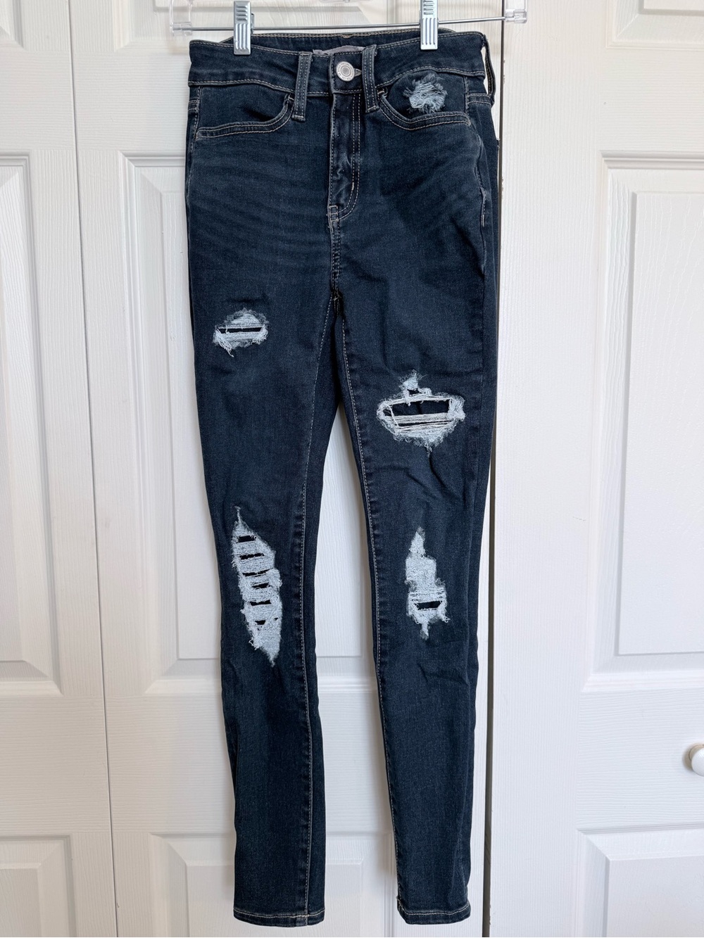 SO Distressed Skinny Jeans